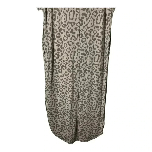 2017. 143 STORY LEOPARD PRINT BROWN/TAN IN COLOR MAXI LENGTH DRESS SIZE LARGE - Picture 9 of 9